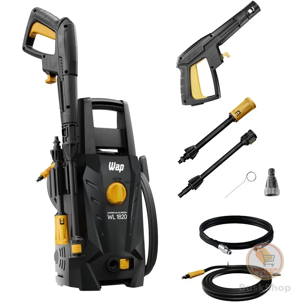 Lavadora de alta pressão Desentupidora 1500 libras - WL 1820 Black Ultra Wap