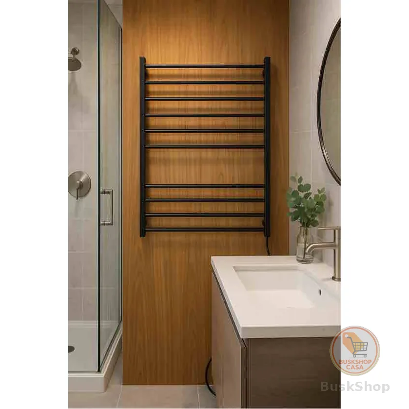 Toalheiro Térmico 1 Metro- O Maior do Mercado- Alumínio- 127/220V  Bivolt - 4 toalhas Electrowood