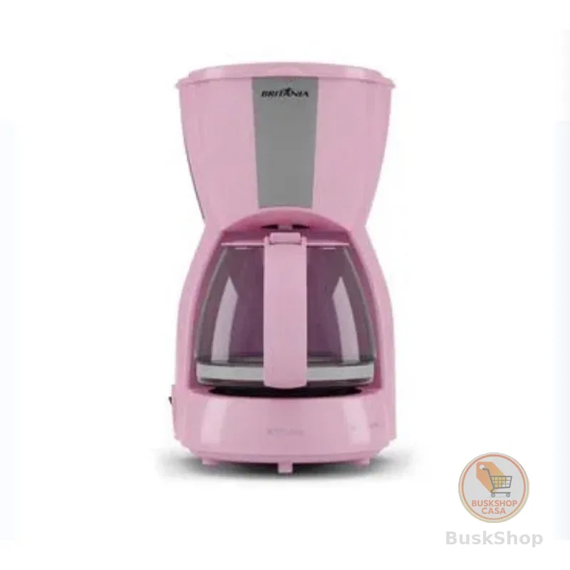 Cafeteira Britânia BCF15 Inox Rosa NOVA 15 Xícaras 800W