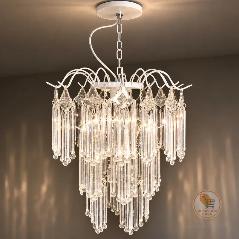 Lustre Para Sala Jantar e quarto Clássico Moderno Luxo Cristal Alto Padrão