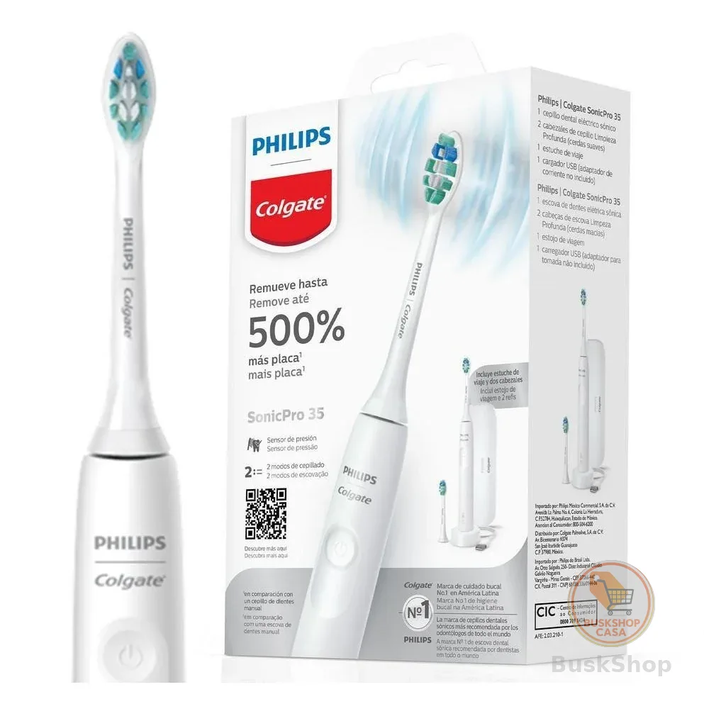 Escova de Dente Elétrica Philips Colgate Sonic Pro 35
