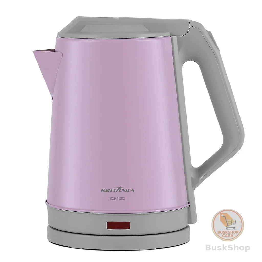 Chaleira Elétrica Rosa Britânia 1,9L Inox BCH12RS
