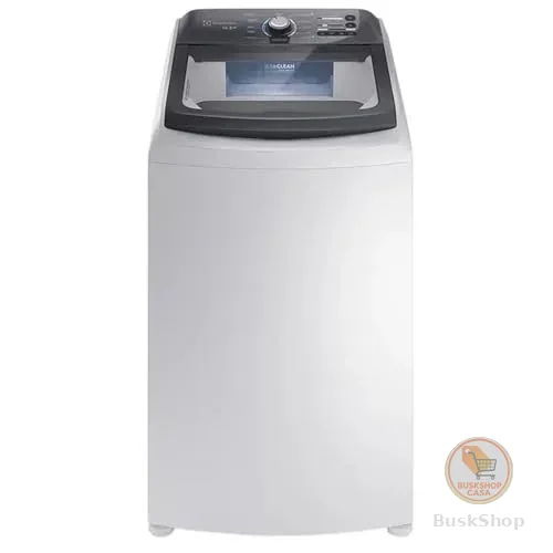 Máquina de Lavar Electrolux 14,5kg Branca Efficient Cesto Inox Jet&Clean 127v LEE15