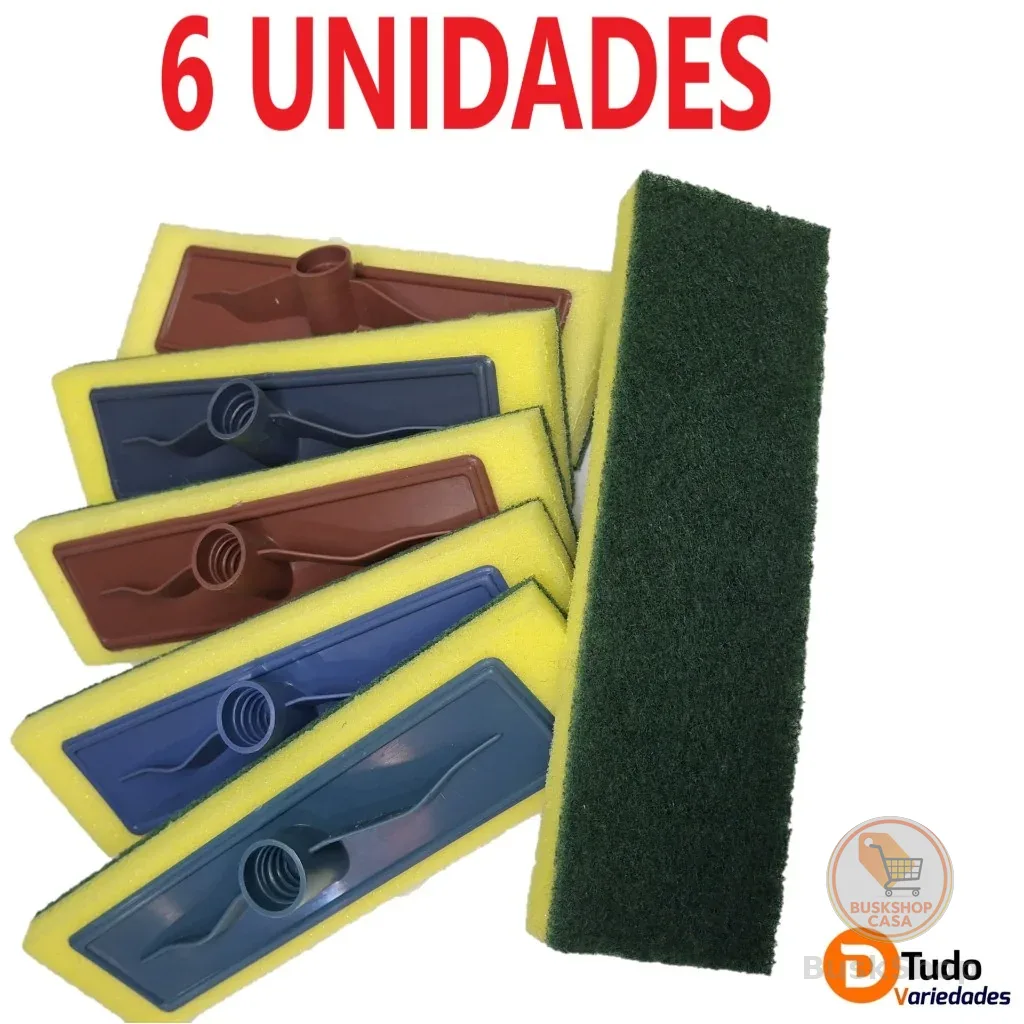 Kit 6 Unidades de Lava Azulejo, Rodo Abrasivo rodo de limpeza O MELHOR!