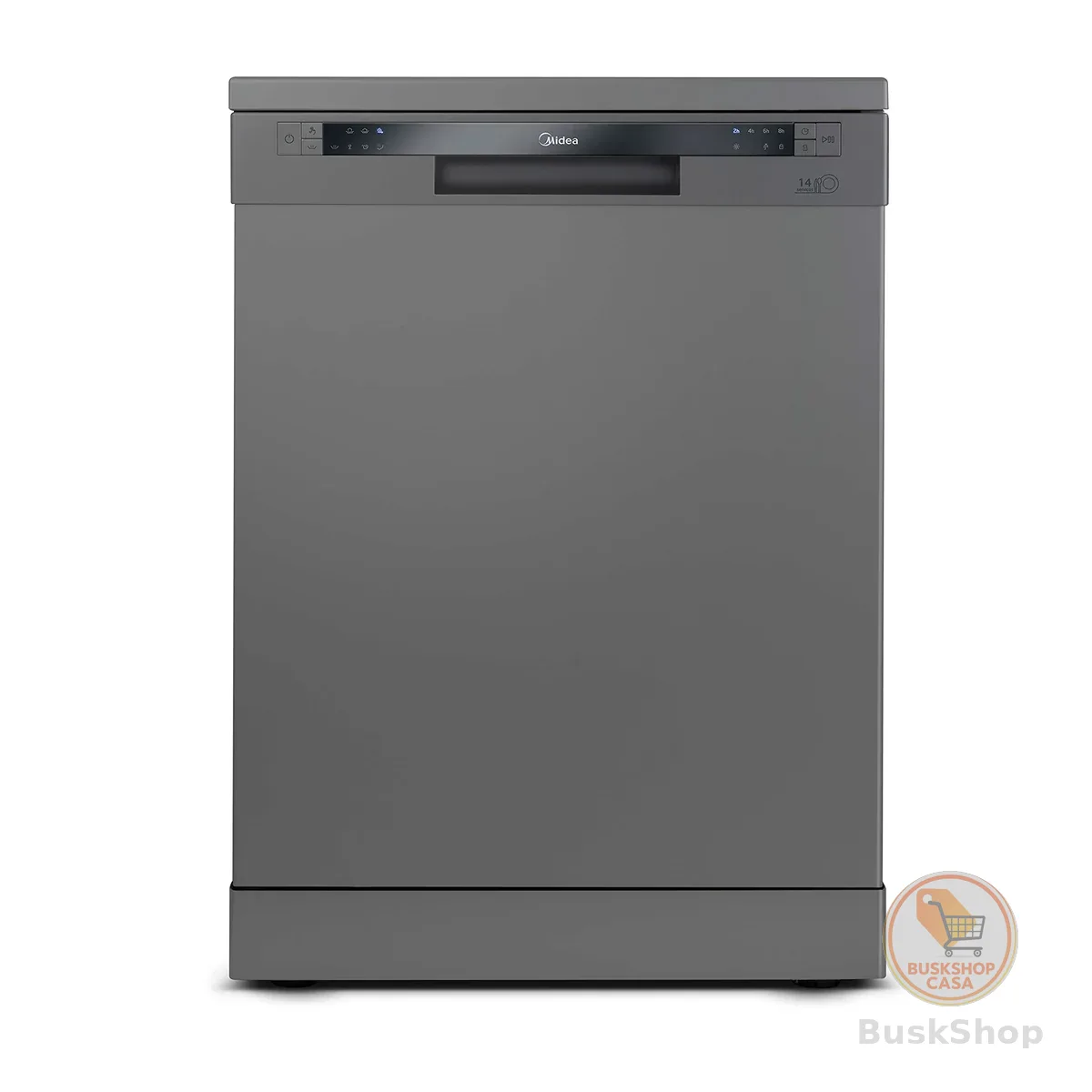 LAVA-LOUCAS MIDEA 14 SERVICOS CINZA 127V