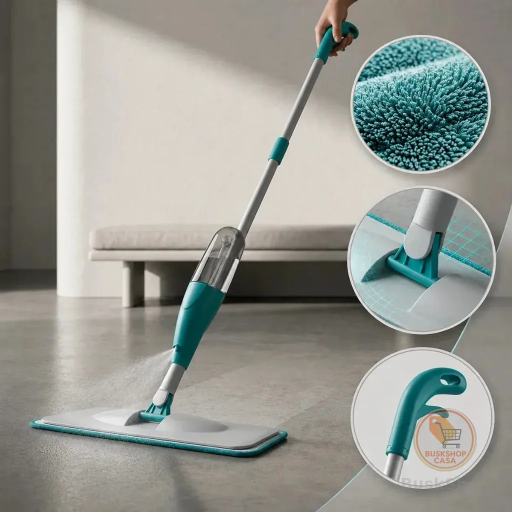 Mop Spray Com Reservatório Esfregão Vassoura Mágica
