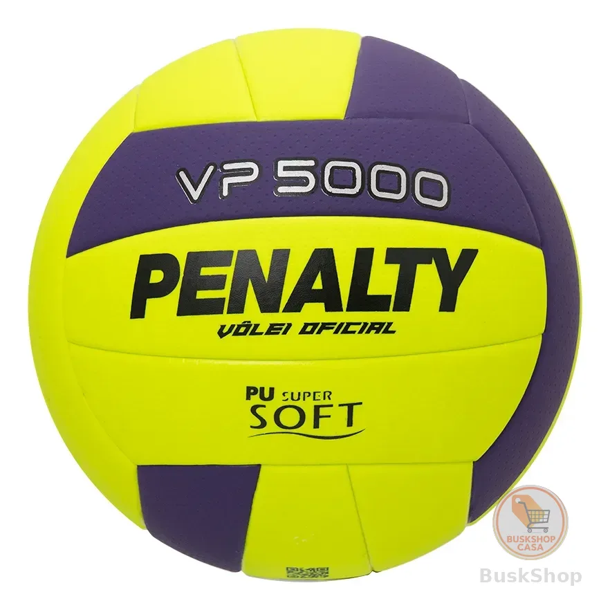 Bola de Vôlei VP 5000 Amarelo e Roxo Penalty
