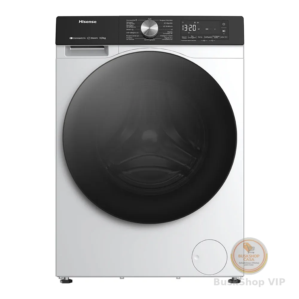 Lava e Seca Hisense 11Kg Com Wi-Fi e Vapor WD3S11 WF  Branca