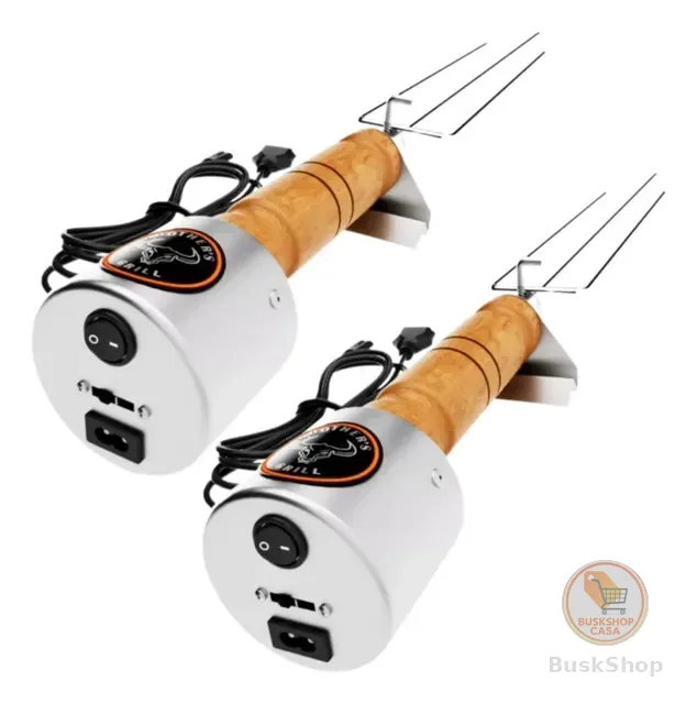 Kit 2 Espetos Giratório Flexgril