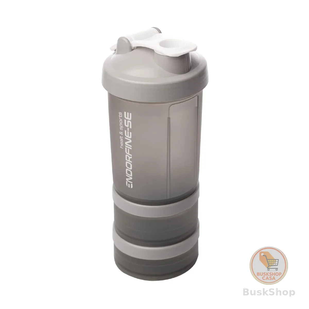 LYOR - Coqueleira shaker 3 em 1 - Performance Cinza 650ml