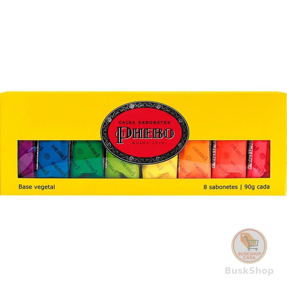 Kit Sabonete, PHEBO, Amarelo, 720g