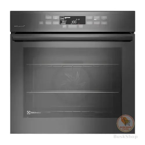 Forno de Embutir Electrolux Elétrico 80L Expert com VaporBake e Wi-fi Cinza (OE8EW)