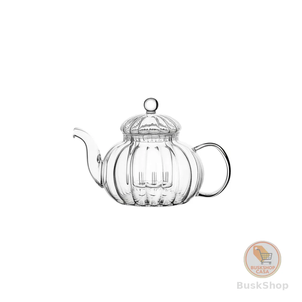 Bule Chaleira com infusor em vidro borossilicato 600ml