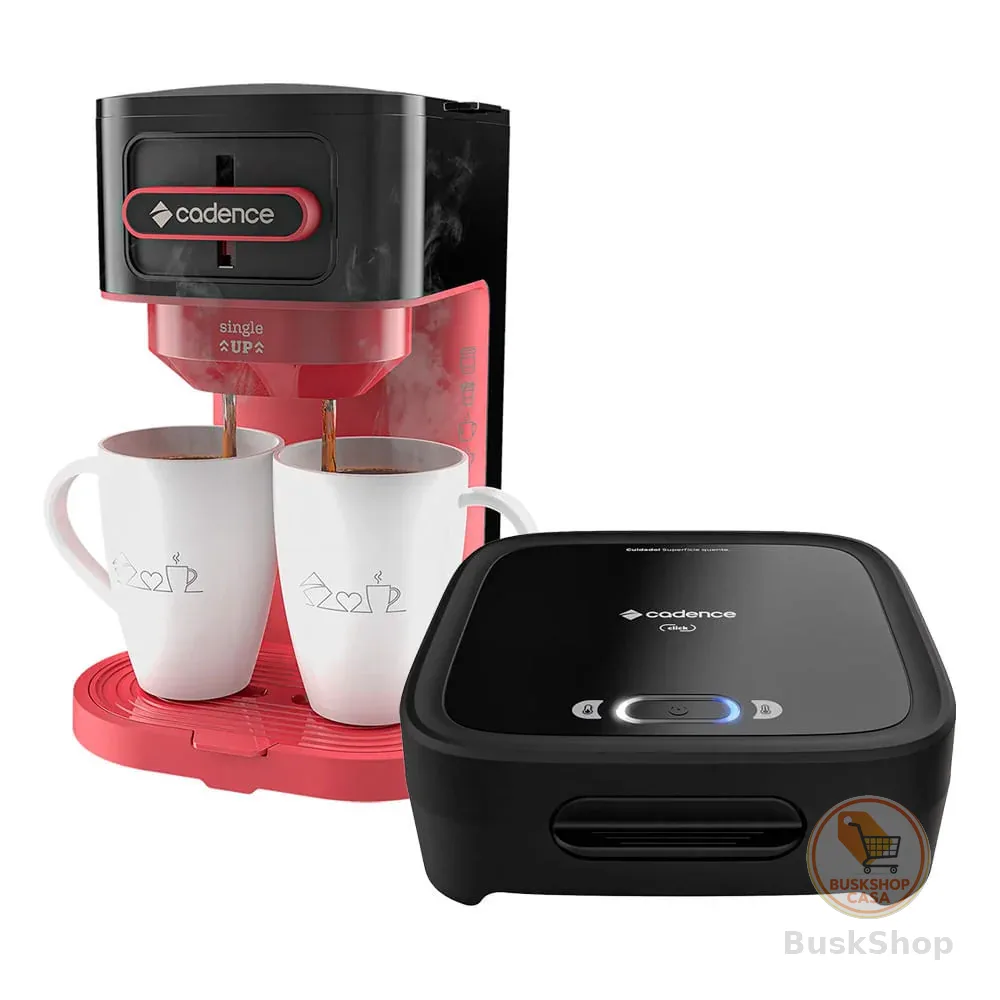 Kit Click Cadence - Sanduicheira e Cafeteira Single Up