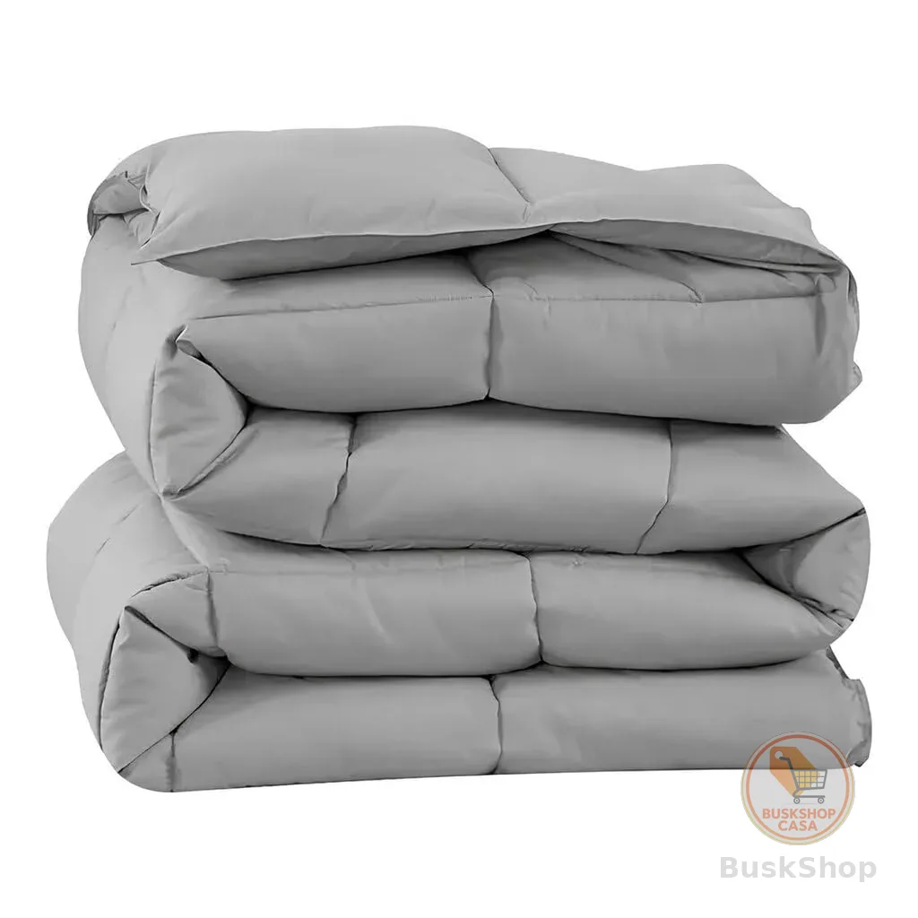 Camesa Edredom Ecopluma Toque de Pluma King Size 280x260cm - Cinza