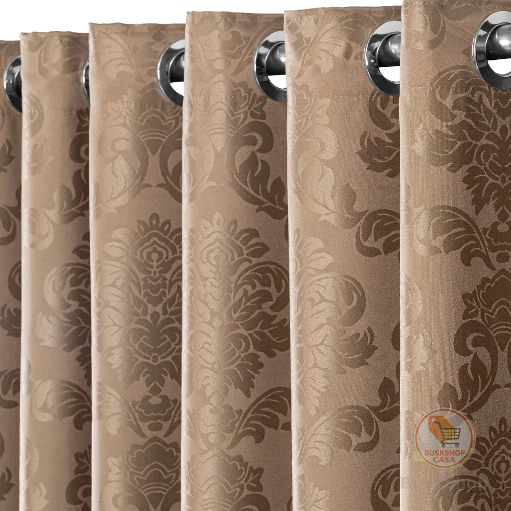 Cortina Jacquard De 2 até 5 metros de largura. Sala e quarto.