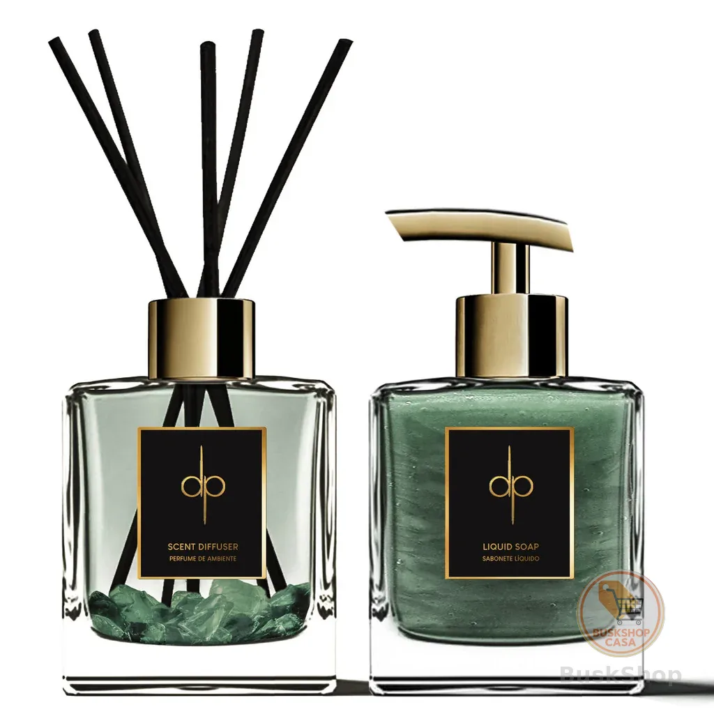 Kit Lavabo Emerald(Esmeralda) Vitalidade –Aromatizadores 100ml | Presente e Decoração | Di Piettro