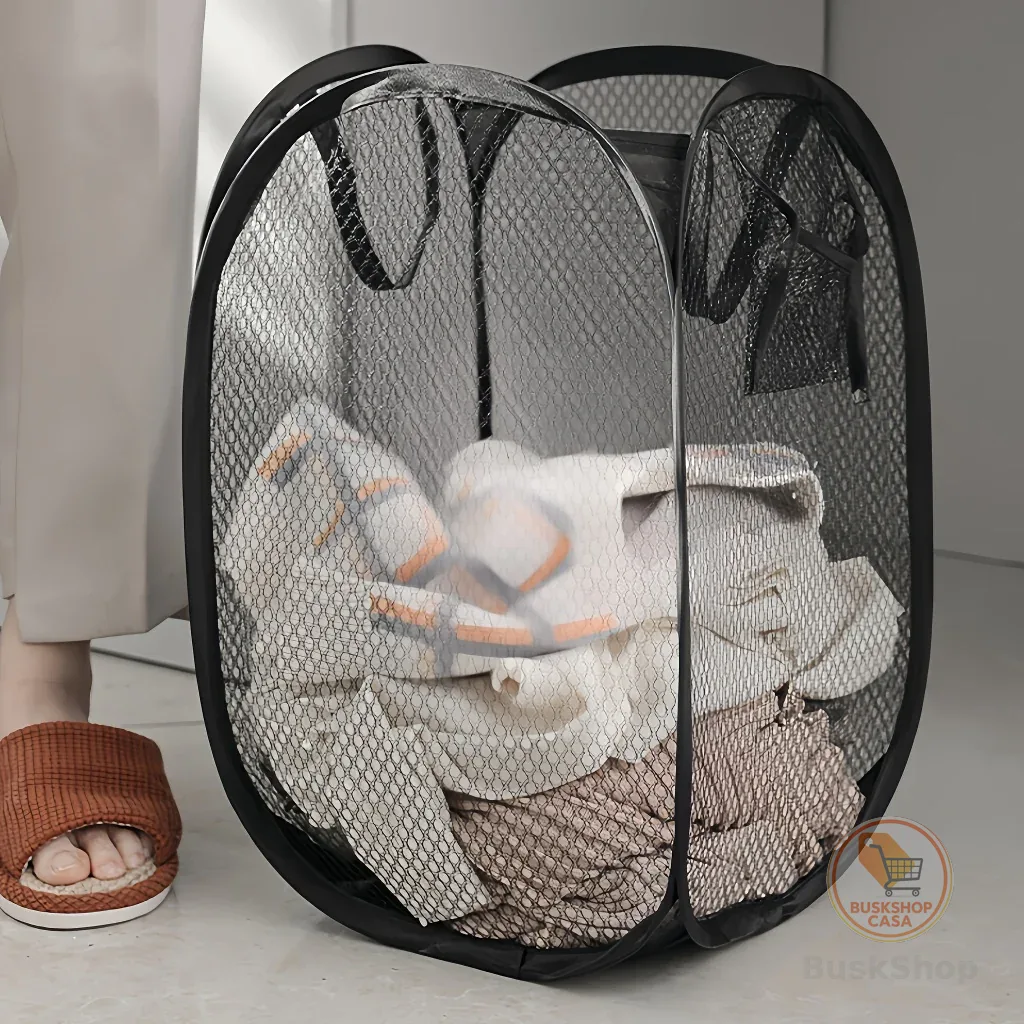 1 Rosa/Preto/Azul Cesto De Roupa Caixa Dobrável Para Armazenagem E Organização De Vestuário Brinquedos