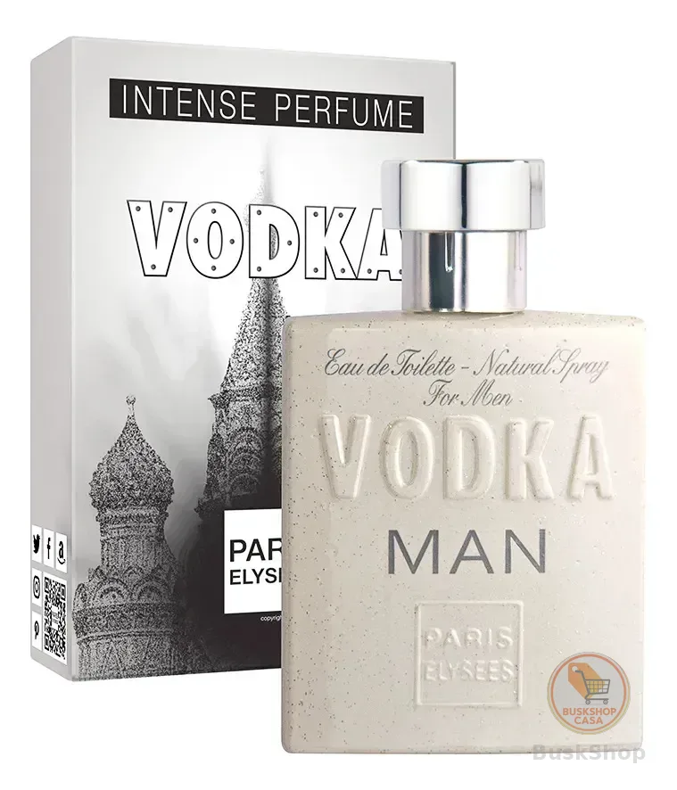 Perfume Vodka Man Paris Elysees Masculino Intense 100ml