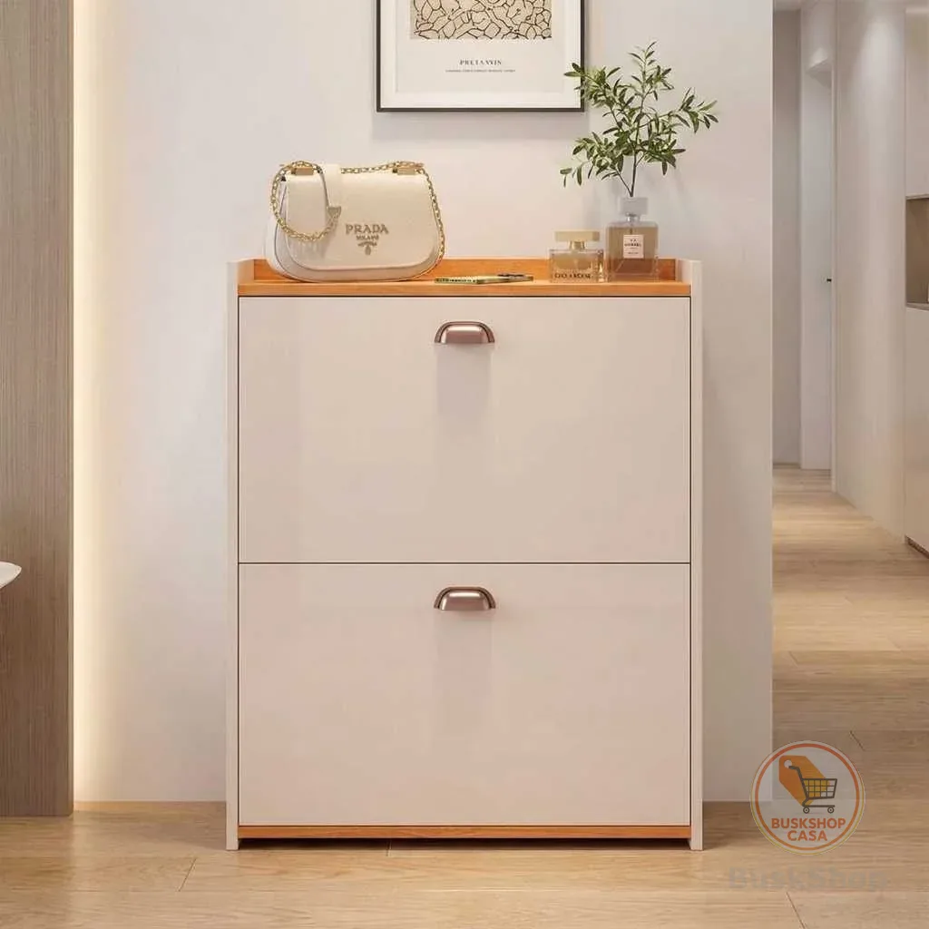 Sapateira 2 Gavetas Basculante Portas Hall Entrada 12 Pares Calçado Quarto Closet Luxo Organizadora