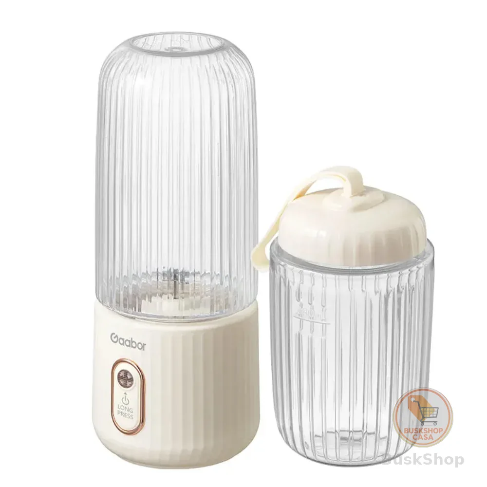 Liquidificador Portátil Pocket USB Gaabor FP03T-WH01A Branco 2 Copos Inclusos Bateria Recarregável