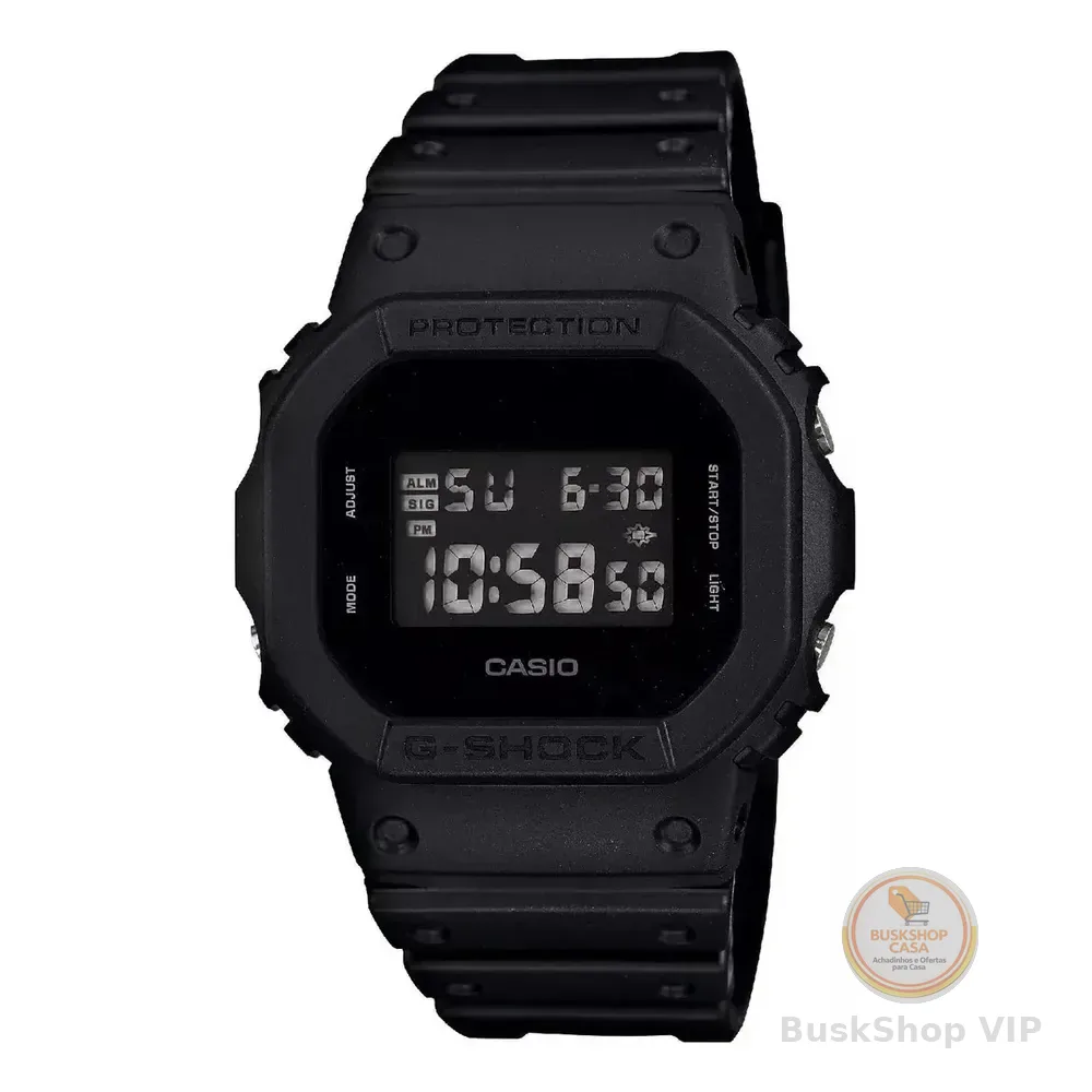 Relógio Casio Masculino G-shock Digital Preto Dw-5600bb-1dr Preto