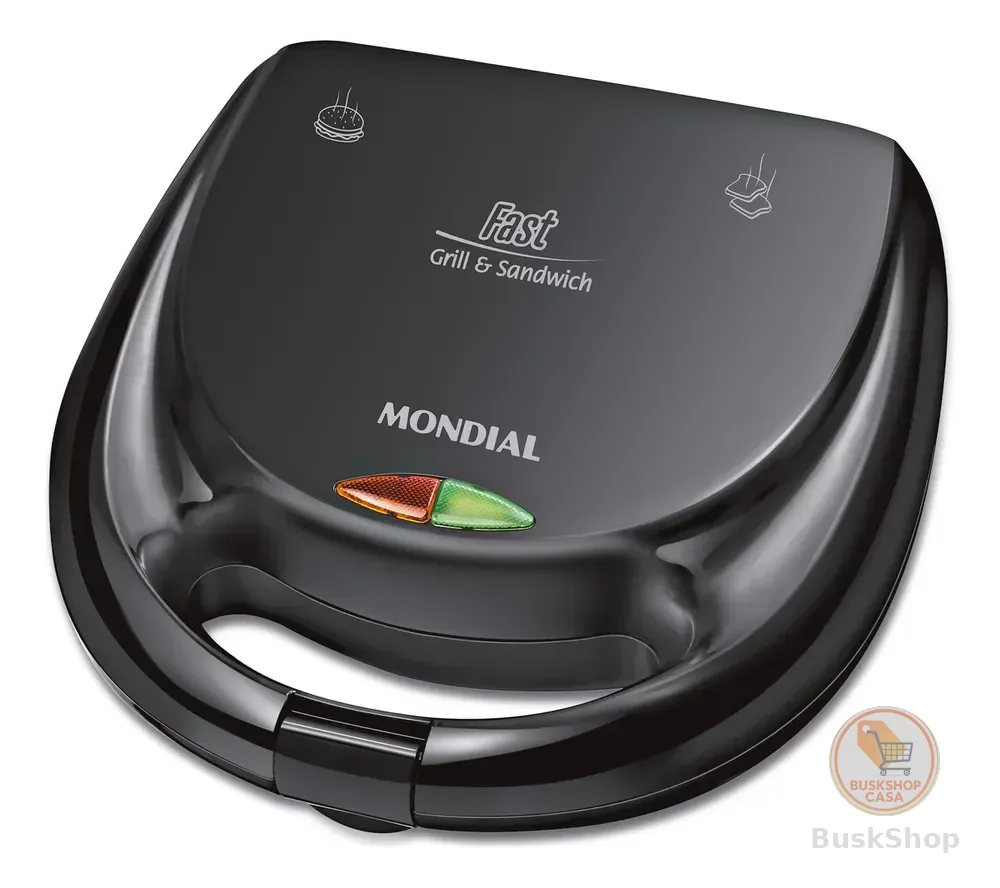 Sanduicheira Fast Grill e Sandwich Mondial 750W - S-12
