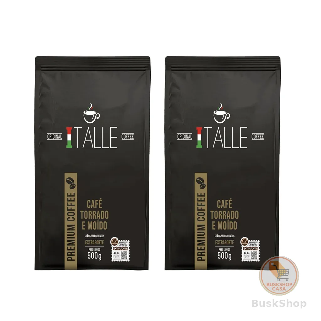 Café Torrado E Moído Extraforte 1kg Kit 2