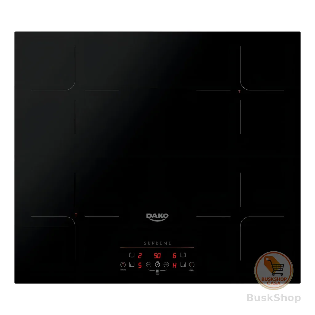 Cooktop De Indução 4 Bocas Dako Supreme Preto 220v