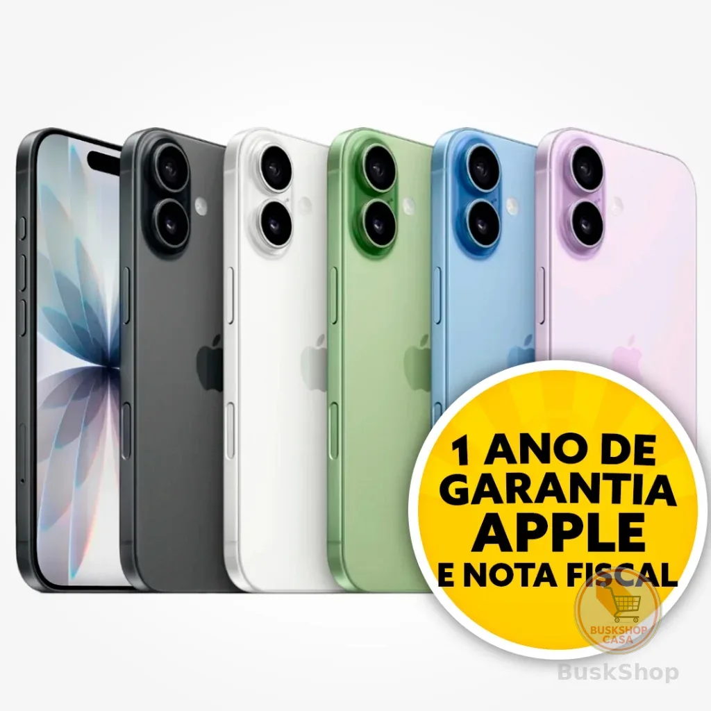 Celular Apple iPhone 17 256GB 5G Tela 6,3" 120Hz 48MP iOS Original Novo Lacrado com Garantia Apple