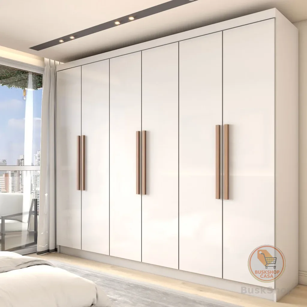 Guarda-Roupa Casal Odisseia 6 Portas 2 Gavetas