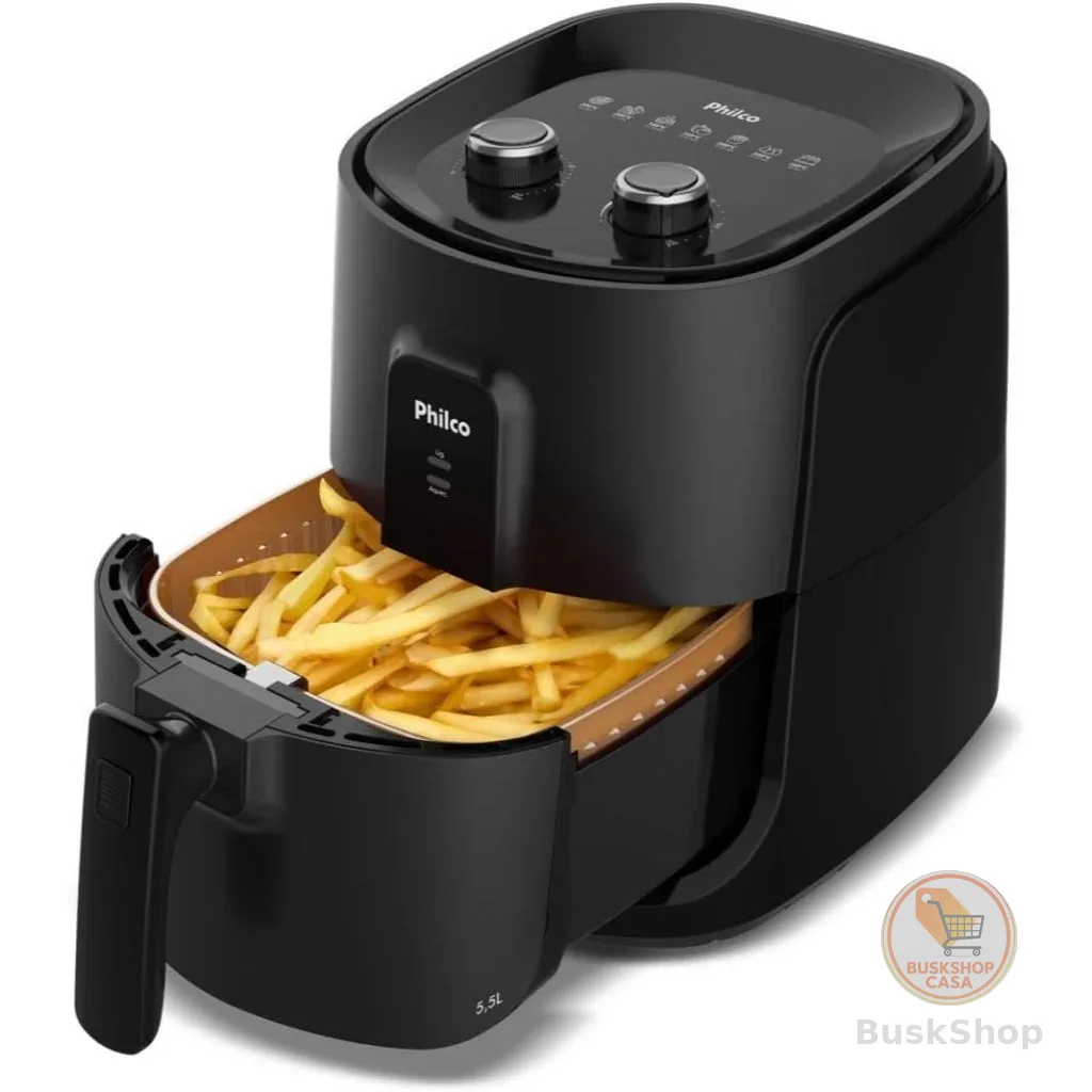 Fritadeira Elétrica Air Fryer Philco PAF55A 5,5 L 1500W