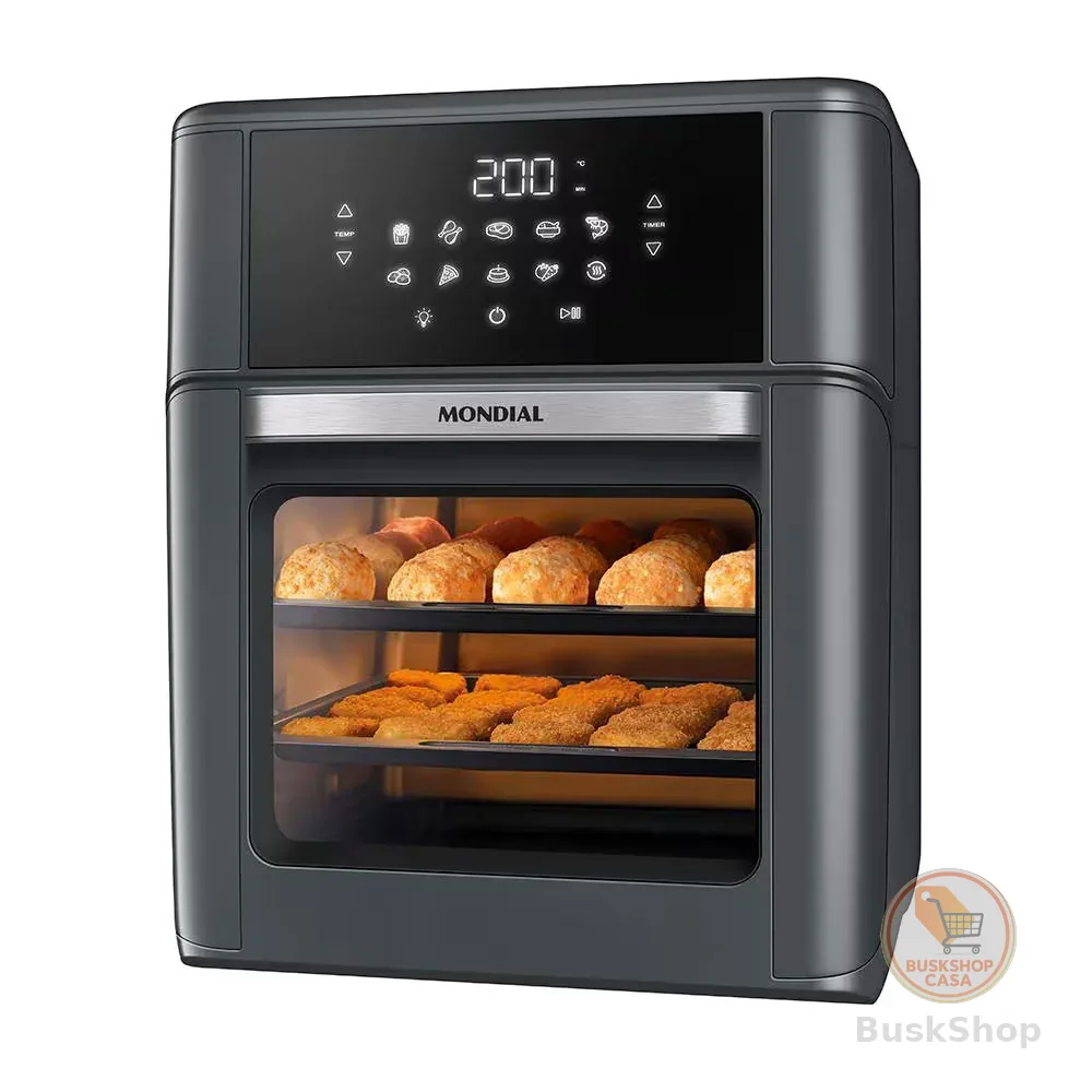 Fritadeira Air Fryer Oven AFON-12L-FG 12L Digital 2000W Mondial