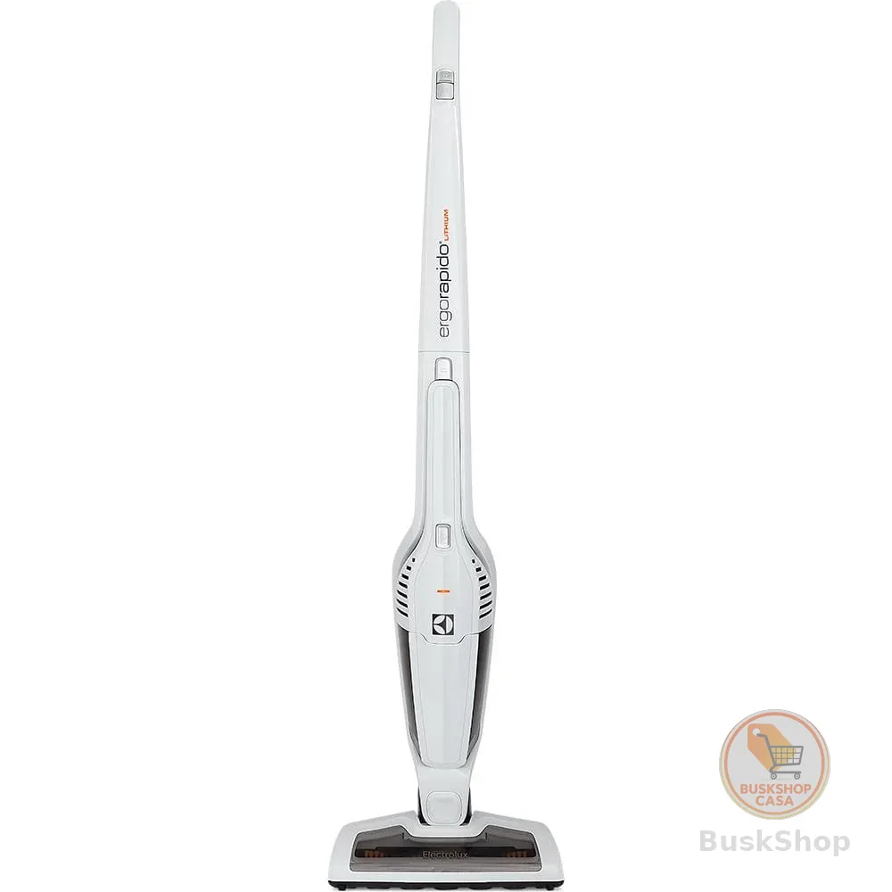 Aspirador de Pó Vertical Sem Fio Electrolux Ergorapido 2 em 1 Cyclone até 21 min Branco (ERG21)