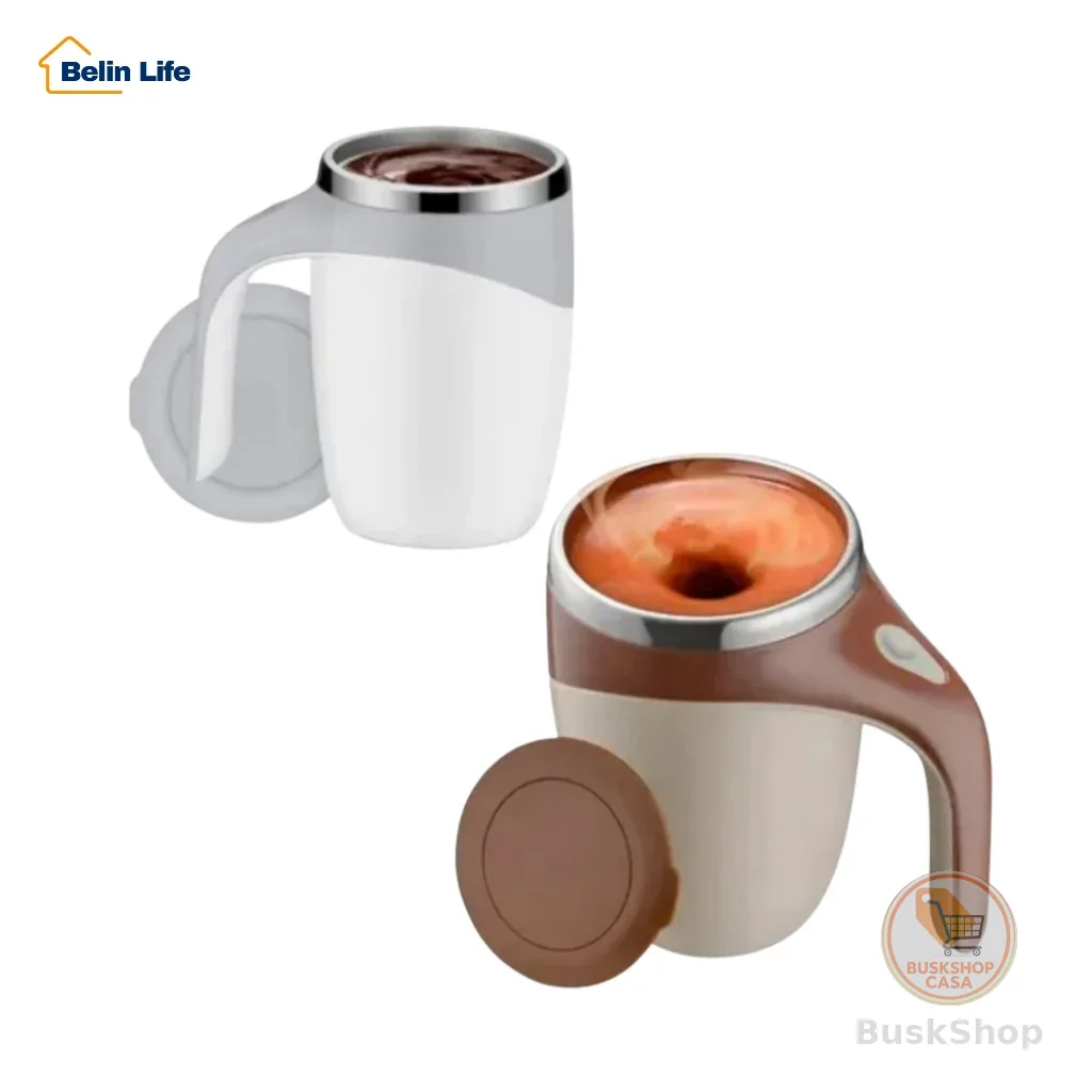 Caneca Magnética Com Mistura Automática 380ml