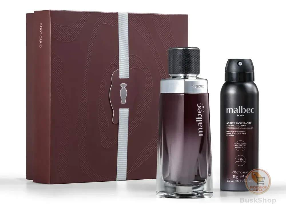 Kit Presente Malbec Icon O Boticário Masculino Original