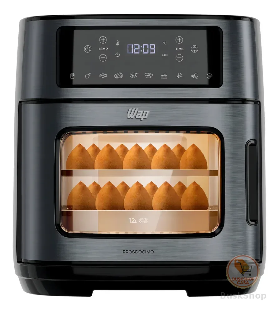 Fritadeira Elétrica Air Fryer Oven Black INOX WAP WAOD2