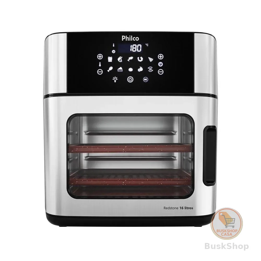 Air Fryer Philco 16L 4 em 1 Painel Digital PAF16A 127V | 4 em 1, Painel Digital