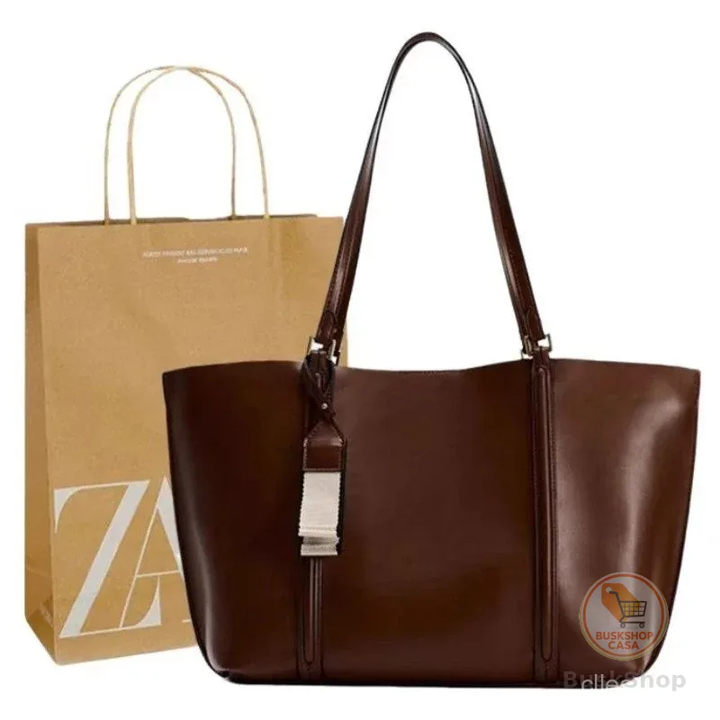 2025 inverno novo estilo Cross-Border nicho Design senhoras bolsa simples moda sacola grande capacidade saco de compras