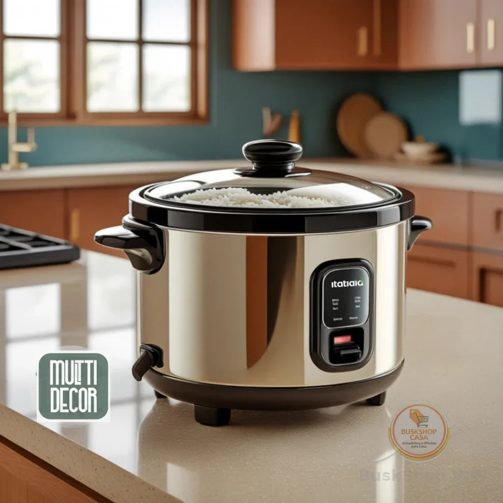 Panela De Arroz Itatiaia Midi Inox 1,5L 8 Xícaras 110v - Praticidade