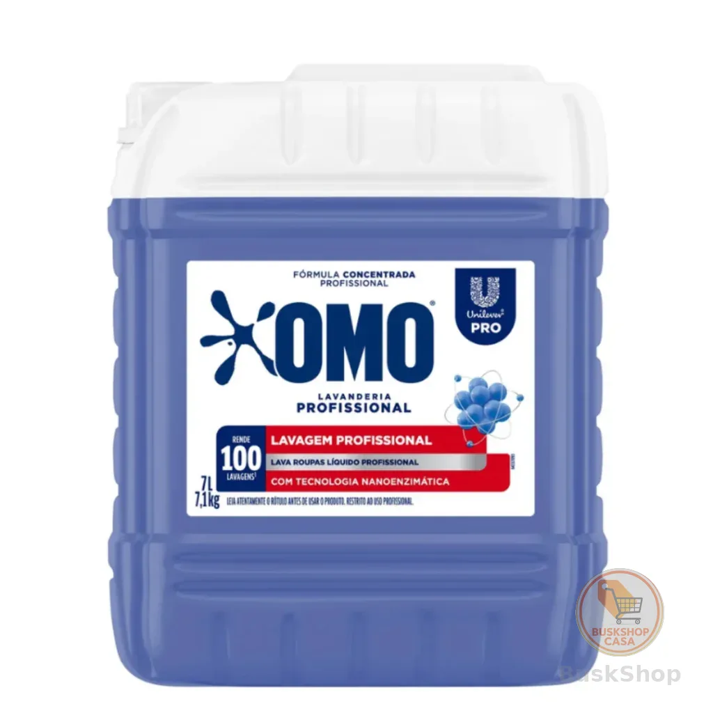 Lava Roupas Liquido Profissional Omo Pro 7L
