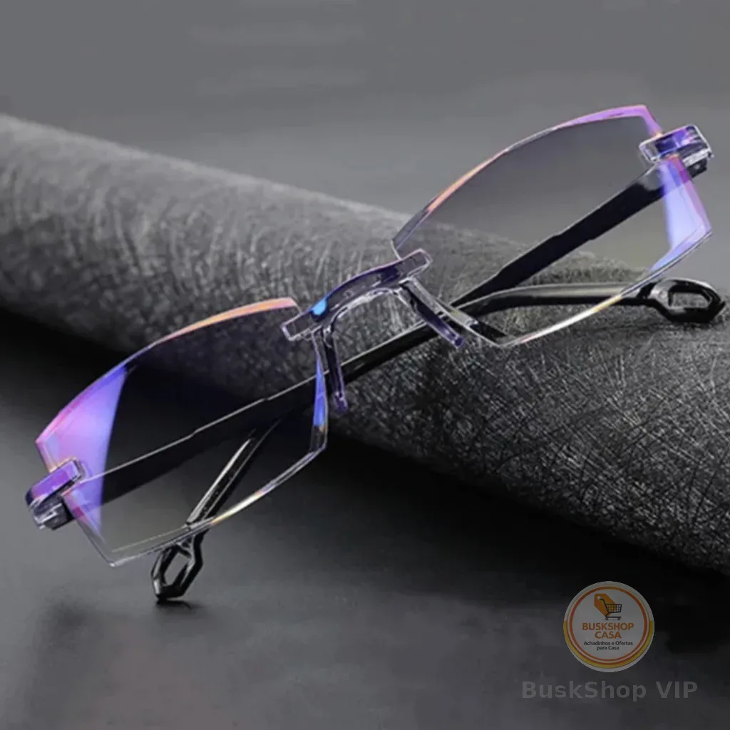 Óculos de Leitura Inteligente-Multifocal TR90 Diamante:Conforto e Tecnologia