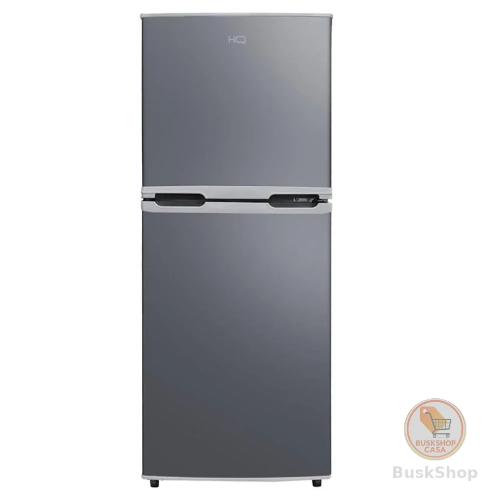 Geladeira Refrigerador Compacto HQ 140L Duplex Defrost, Baixo Consumo A+++ Cinza HQ-140RDF-CZ 127V