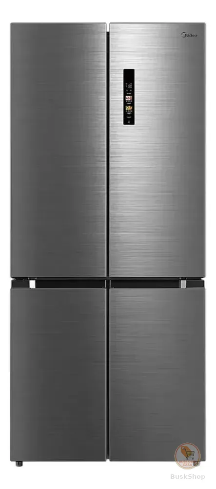 Geladeira Frost Free 4p 474l Inverter Smart Cor Inox Midea C Prateado 127/220v