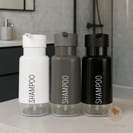 Kit Dispenser organizador shampoo, Sabonete e condicionador