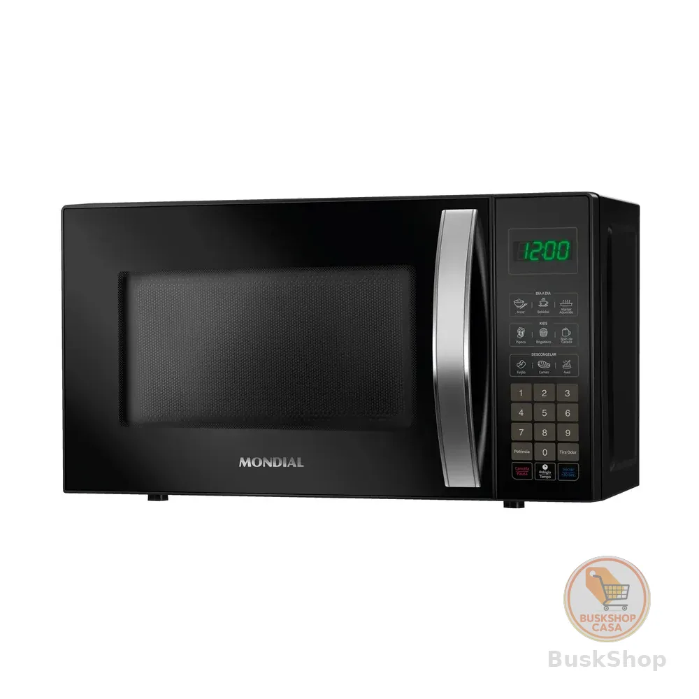 Micro-ondas Mondial Mo 01 21 B Potencia 1200w 60hz 21 Litros
