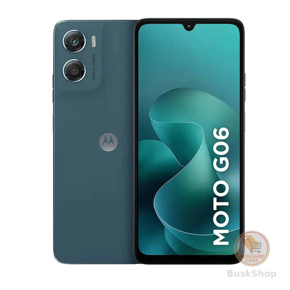 Smartphone Moto g06 4G Tela 6,9 128GB Câmera 50MP Azul Marinho Motorola