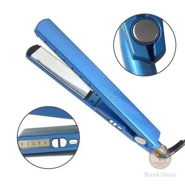 Prancha Chapinha de Cabelo Bivolt 110V/220V Nano Titanium