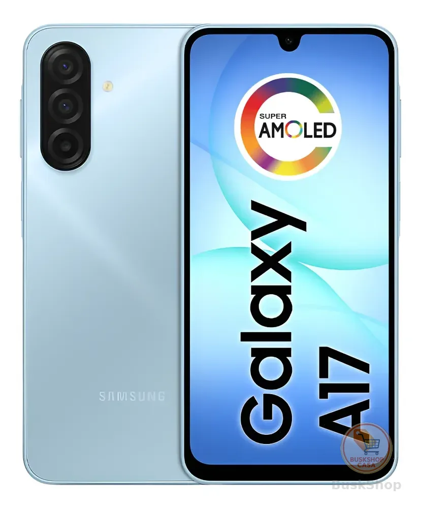 Celular Samsung Galaxy A17 Com Ia, 256gb, 8gb Ram, Câm De 50mp, Tela De 6.7 , Nfc, Ip54 - Azul
