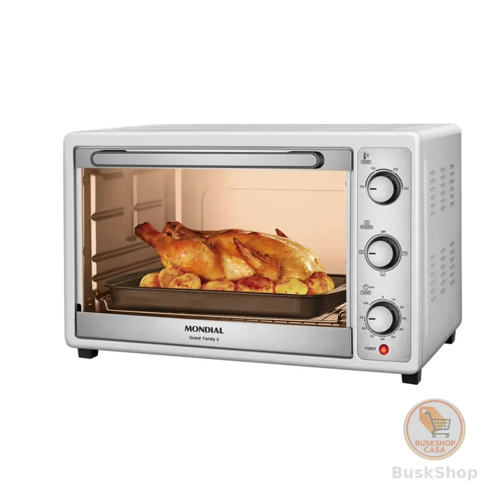 Forno Elétrico Mondial Grand Family II 52L FRN-52-W 1800W